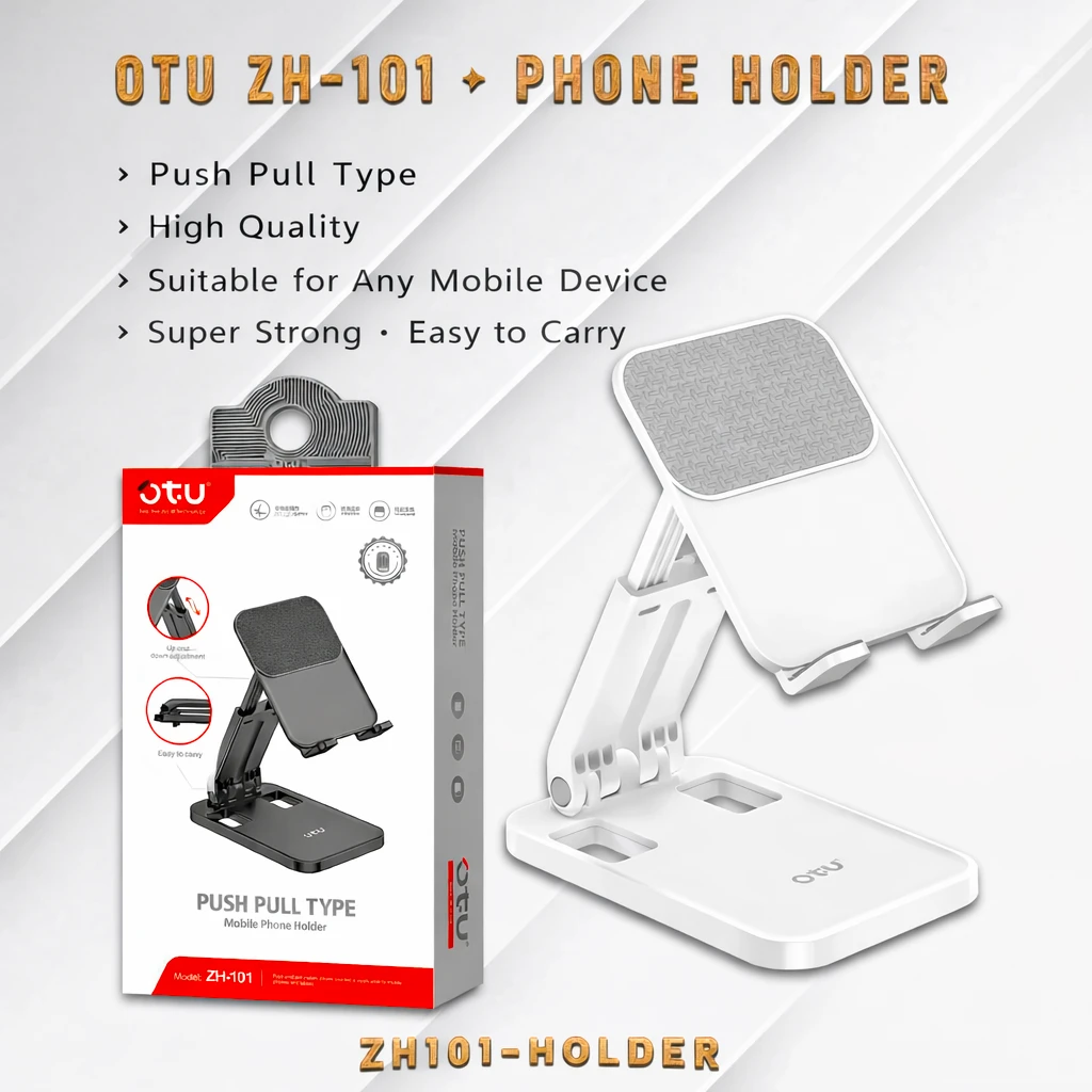 OTU ZH-101 Adjustable Desktop Phone & Tablet Stand for 4.7–10 Inch Devices