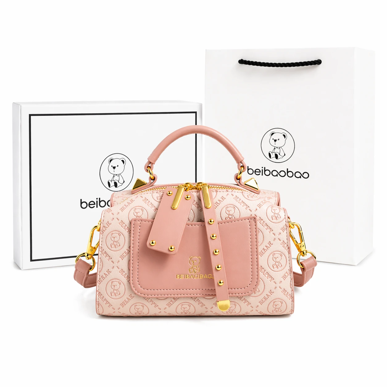 Stylish Pink Peach Women’s Fashion Bag made from durable, premium materials—perfect for work, daily use, and special occasions.