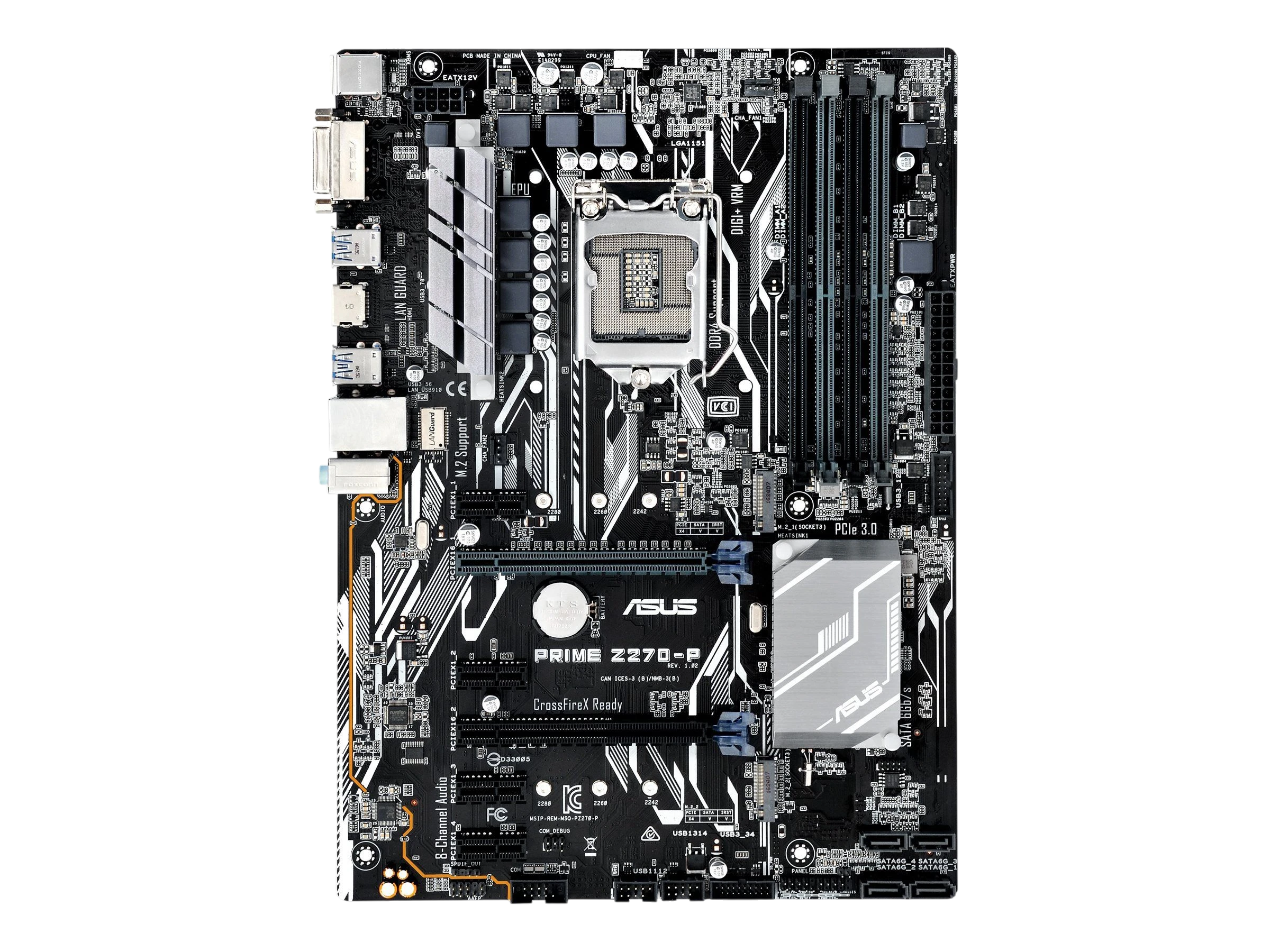 ASUS Prime Z270-P 7th/6th Generation Full-ATX Intel motherboard (LGA-1151) DDR4 dual M.2 slots refurbished