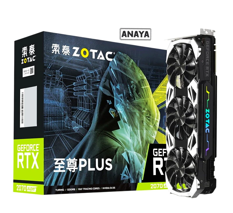 ZOTAC RTX 2070 SUPER Extreme Plus OC 8GB ARGB Graphics Card (90% New)